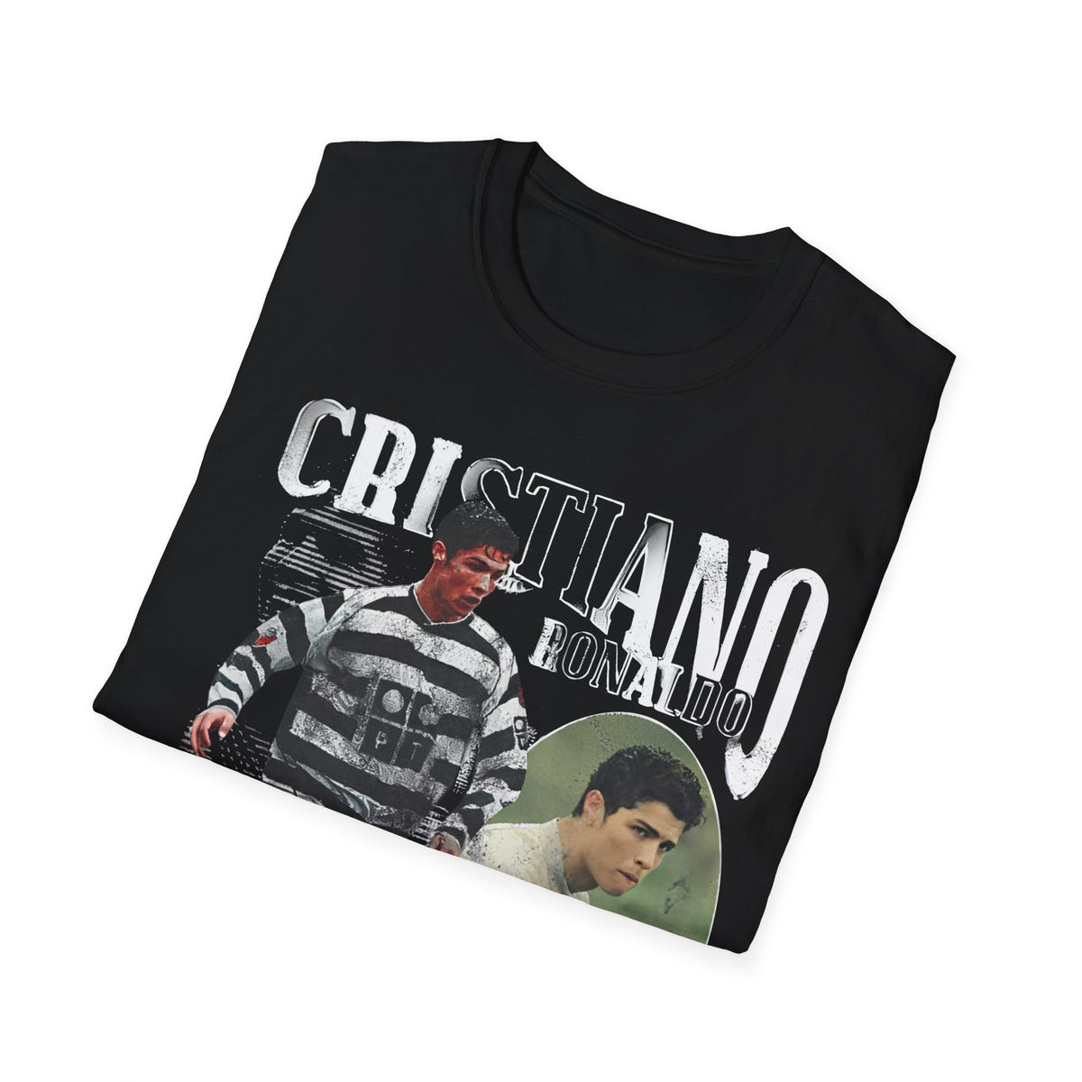 Vintage 90s Soccer Bootleg Style T-Shirt, CRISTIANO RONALDO Graphic Tee, Retro Soccer Shirt Unisex Graphic Tee Shirt