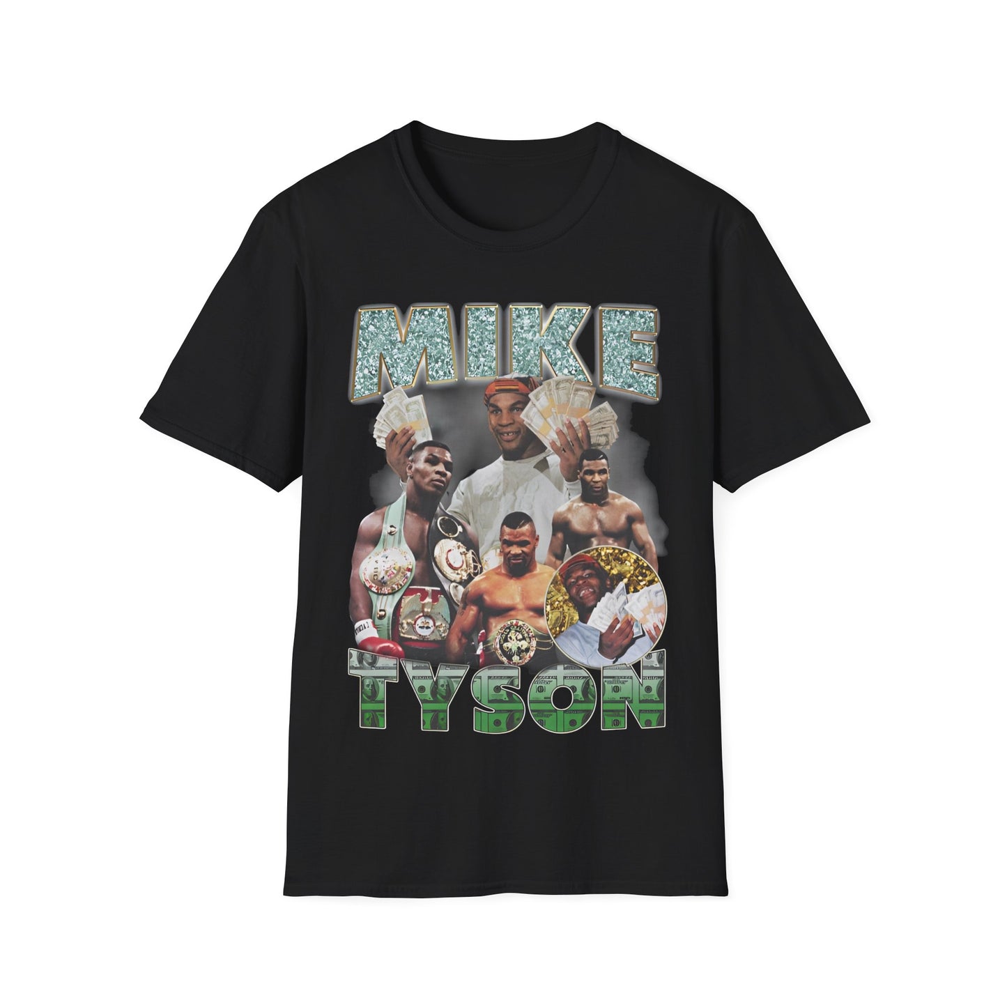 Vintage 90s Bootleg Style T-Shirt, Fighter MIKE TYSON MONEY MIKE Vintage Graphic Tee, Retro Fighter Shirt Unisex Graphic Tee Shirt