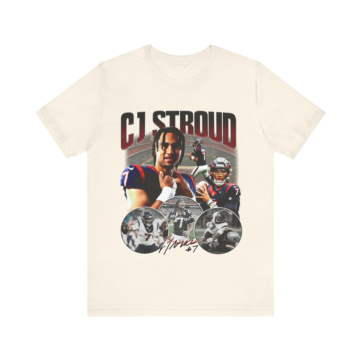 Vintage 90s Football Bootleg Style T-Shirt CJ STROUD Unisex Graphic Tee Shirt