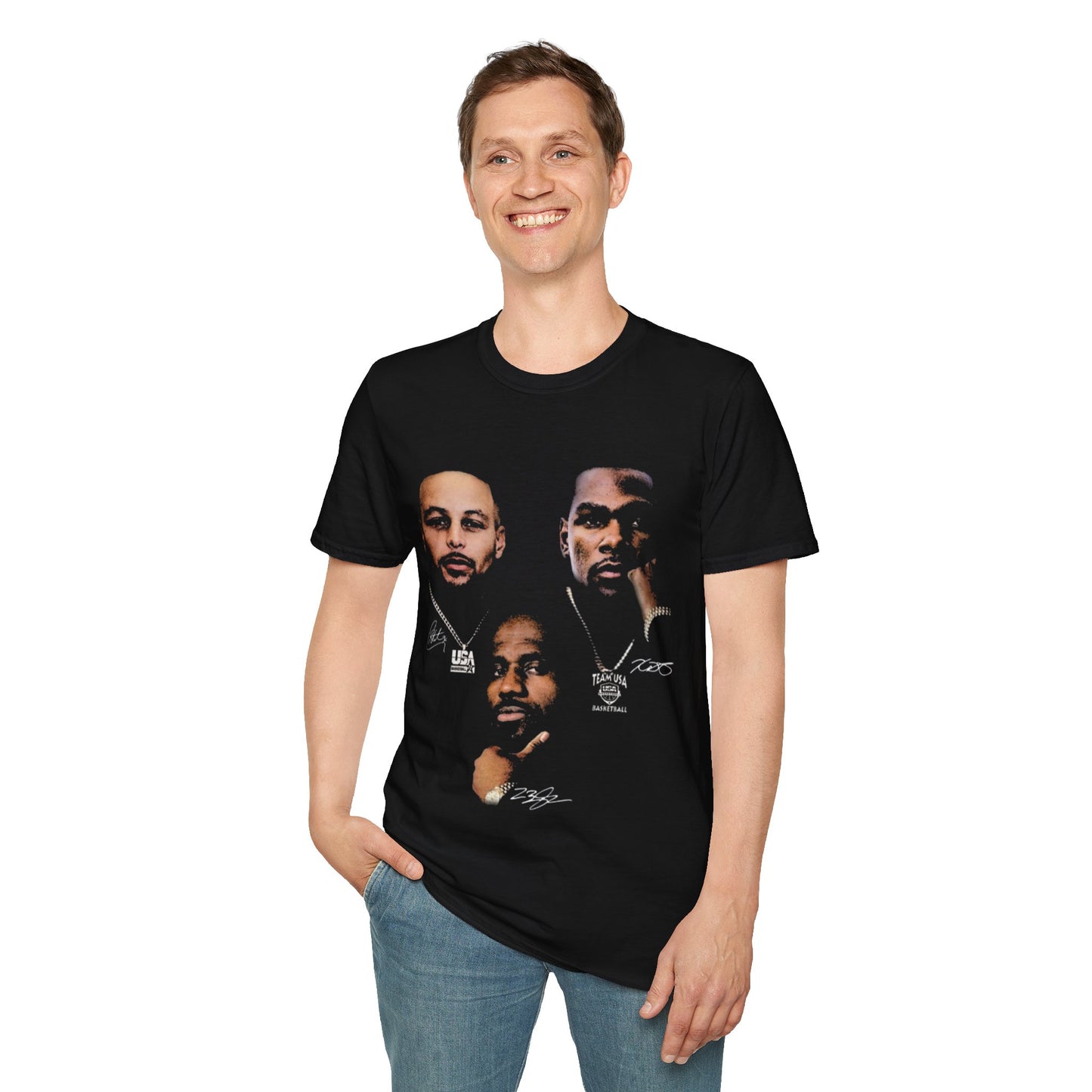 Vintage 90s Basketball Bootleg Style T-Shirt, USA 2024 GOLD Retro Basketball Shirt Unisex Graphic Tee