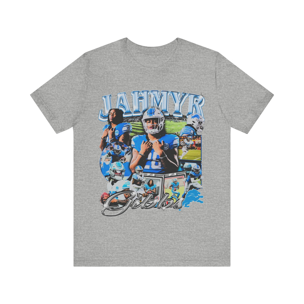 Vintage 90s Football Bootleg Style T-Shirt JAHMYR GIBBS Unisex Graphic Tee Shirt