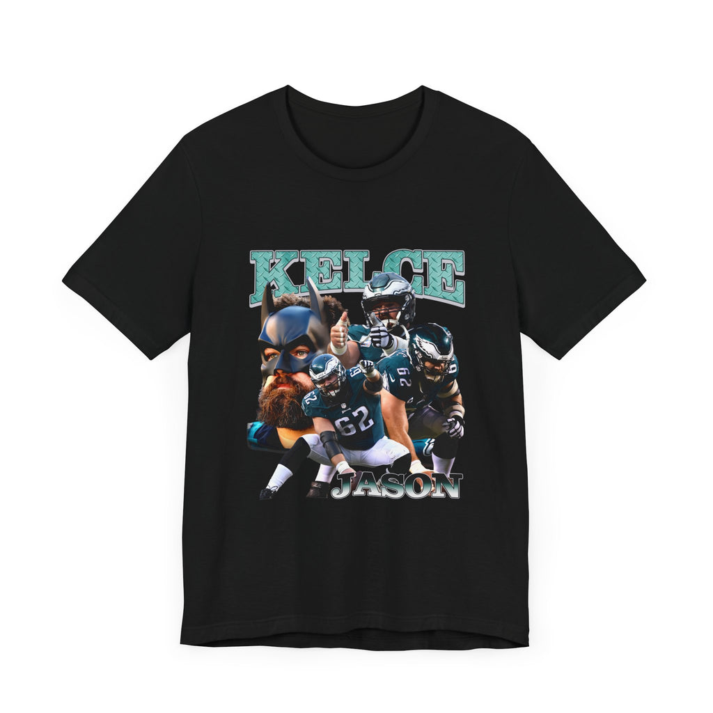 Vintage 90s Football Bootleg Style T-Shirt JASON KELCE Unisex Graphic Tee Shirt