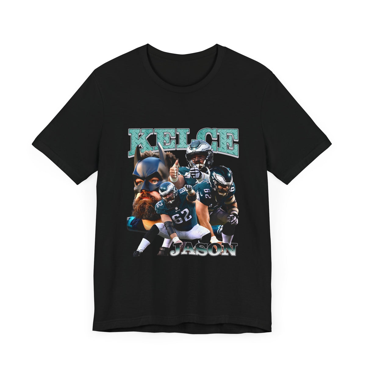 Vintage 90s Football Bootleg Style T-Shirt JASON KELCE Unisex Graphic Tee Shirt