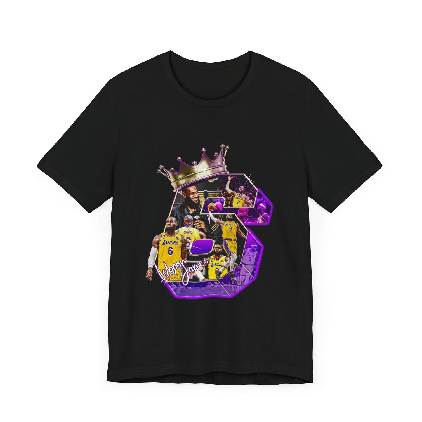 LEBRON JAMES KING 6 Vintage Unisex Jersey Short Sleeve Tee