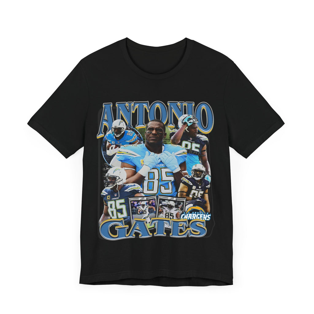 Vintage 90s Football Bootleg Style T-Shirt ANTONIO GATES Unisex Graphic Tee