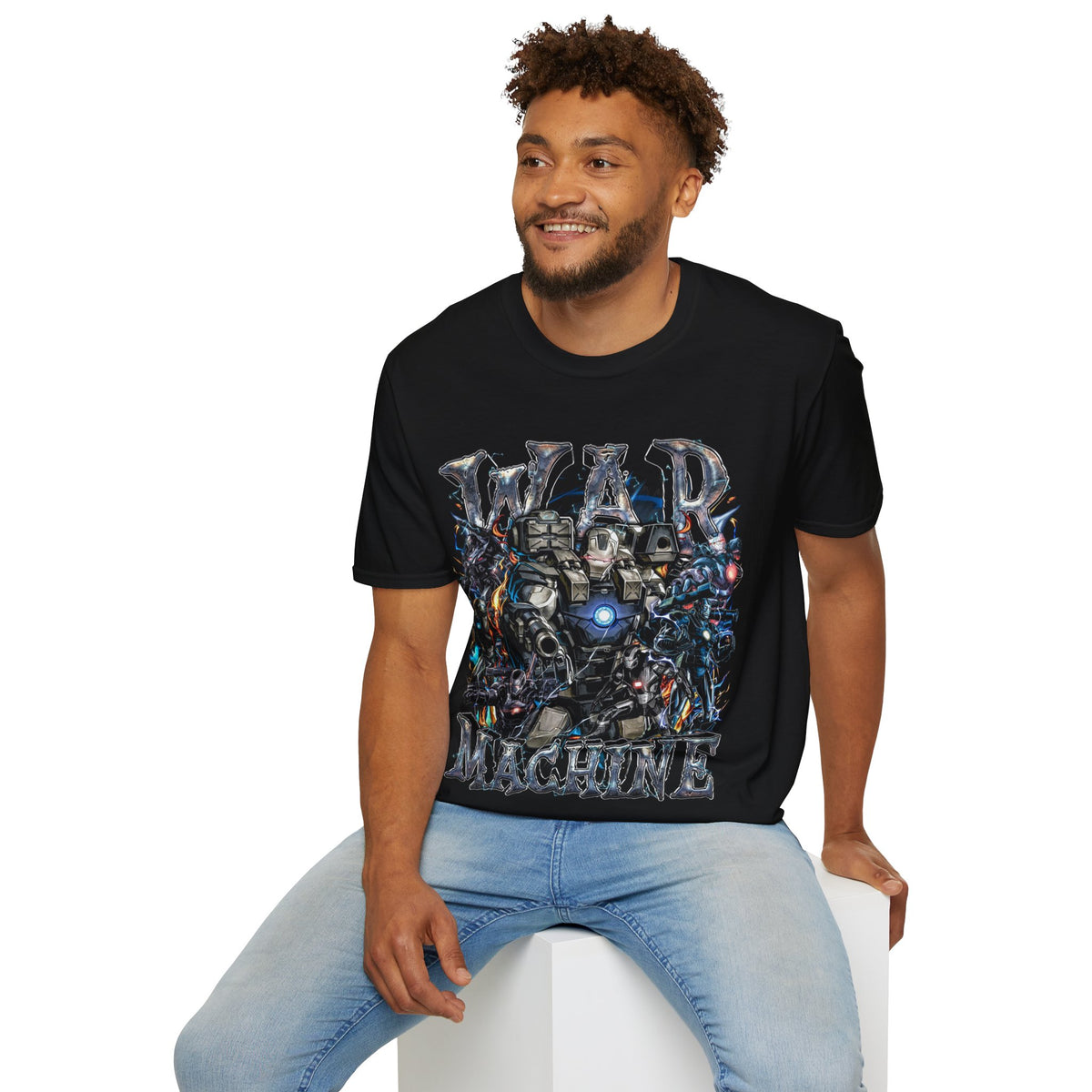 Vintage 90s Superheroes Bootleg Style T-Shirt, WAR MACHINE Retro Superheroes Shirt Unisex Graphic Tee
