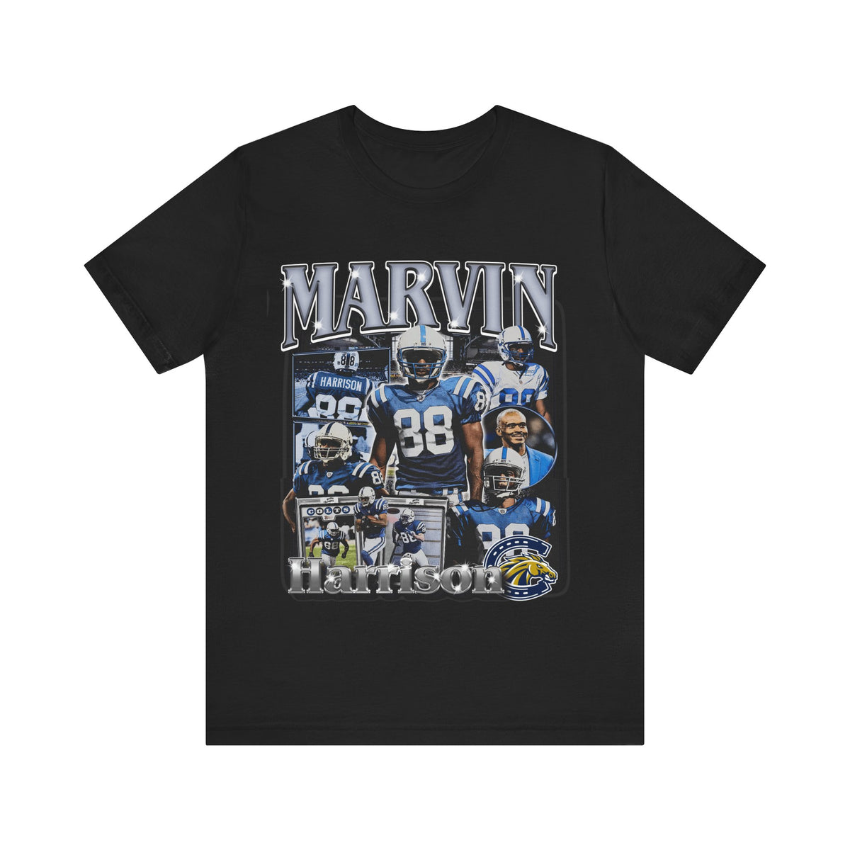 Vintage 90s Football Bootleg Style T-Shirt MARVIN HARRISON Unisex Graphic Tee