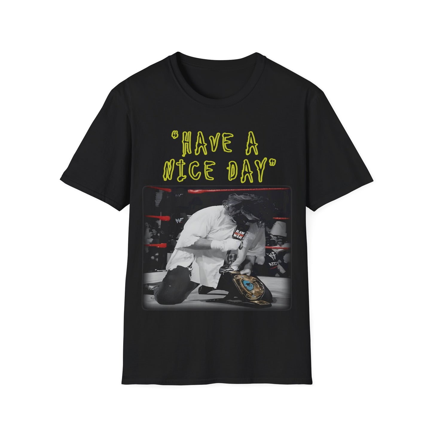 Vintage 90s Bootleg Style T-Shirt, Wrestler MANKIND Vintage Graphic Tee, Retro Wrestler Shirt Unisex Graphic Tee Shirt