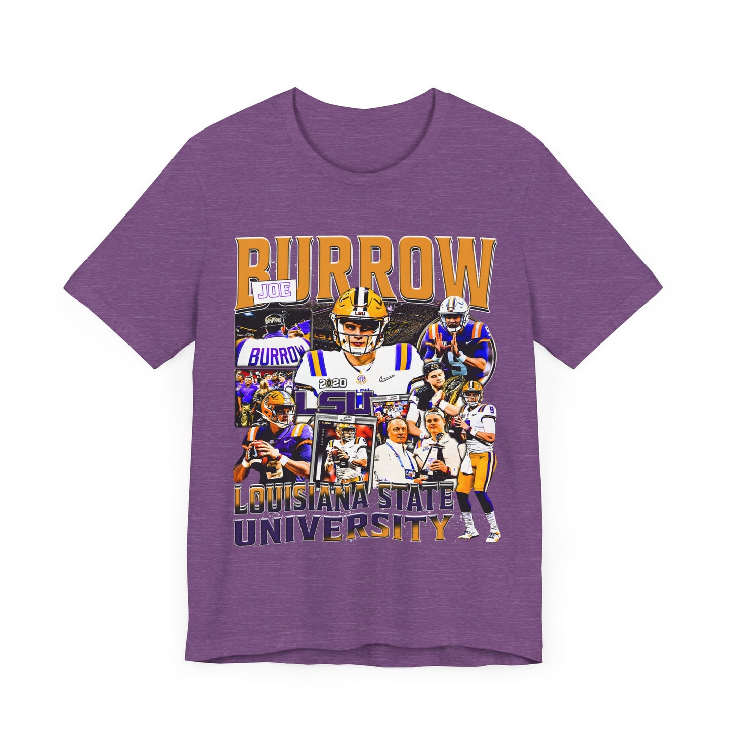 Vintage 90s Football Bootleg Style TShirt JOE BURROW Unisex Graphic Tee Shirt