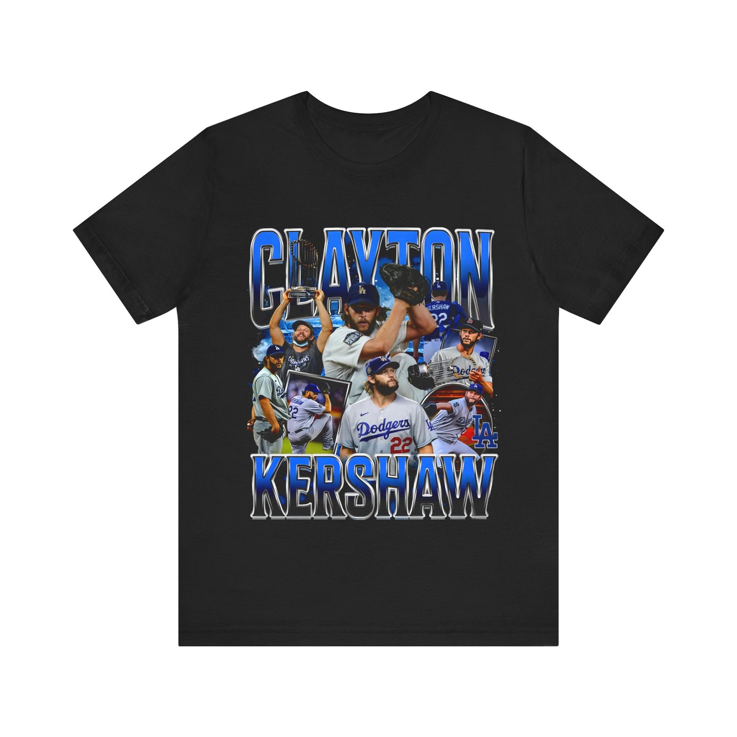 Vintage 90s Baseball Bootleg Style TShirt CLAYTON KERSHAW Unisex Graphic Tee