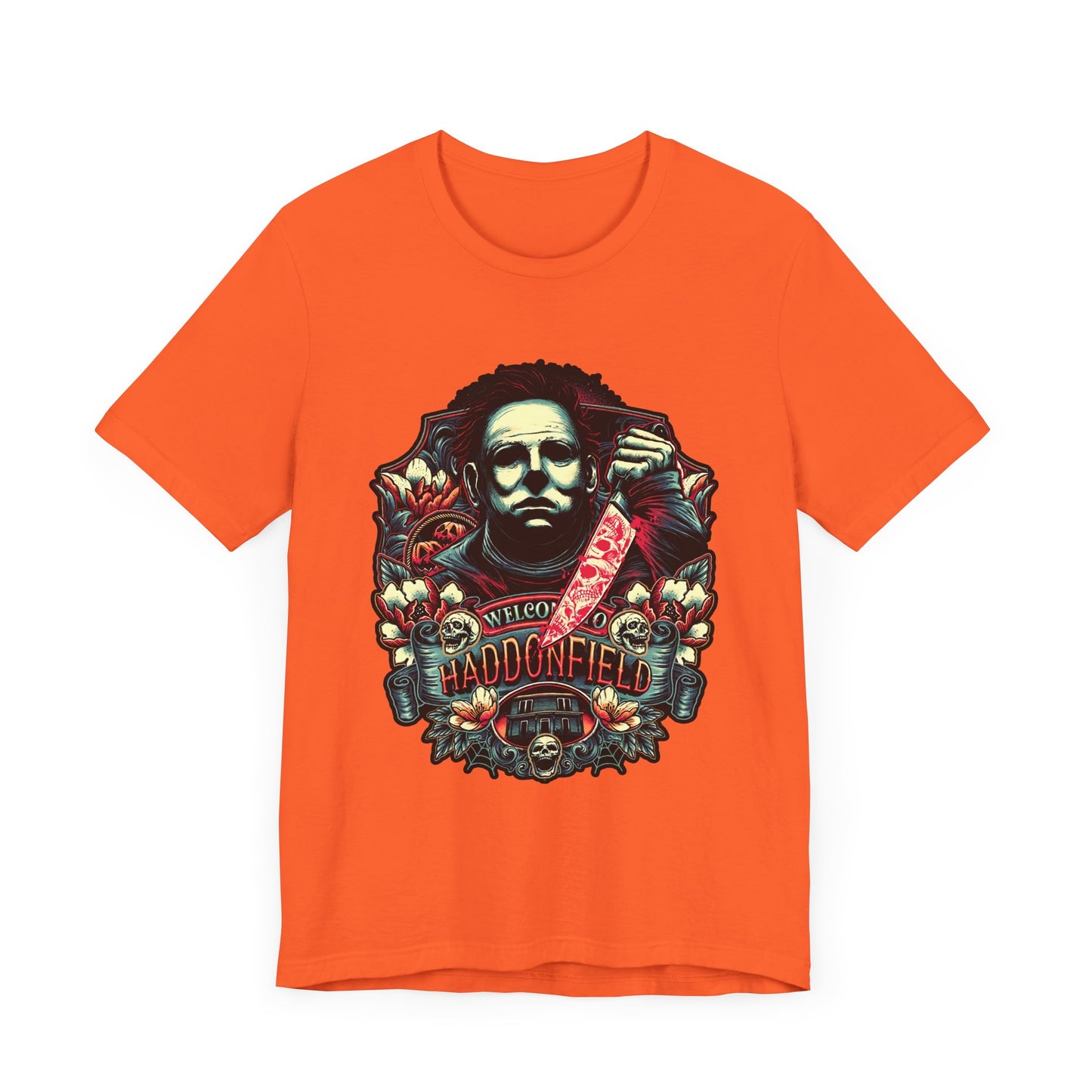 HALLOWEEN MICHAEL MYERS Vintage Unisex Jersey Short Sleeve Tee