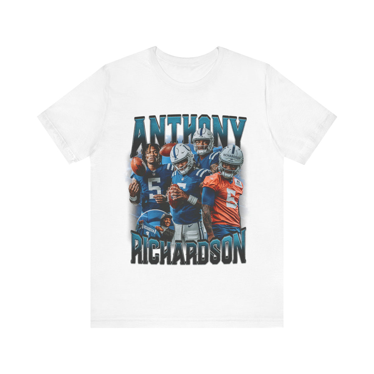 Vintage 90s Football Bootleg Style T-Shirt ANTHONY RICHARDSON Unisex Tee Shirt