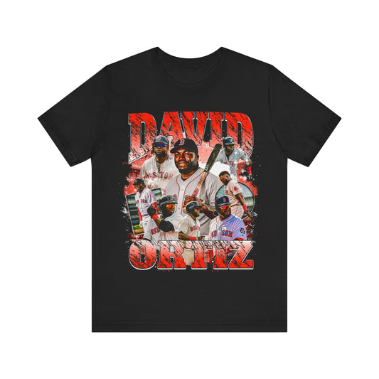 Vintage 90s Baseball Bootleg Style T-Shirt DAVID ORTIZ 90s Unisex Graphic Tee