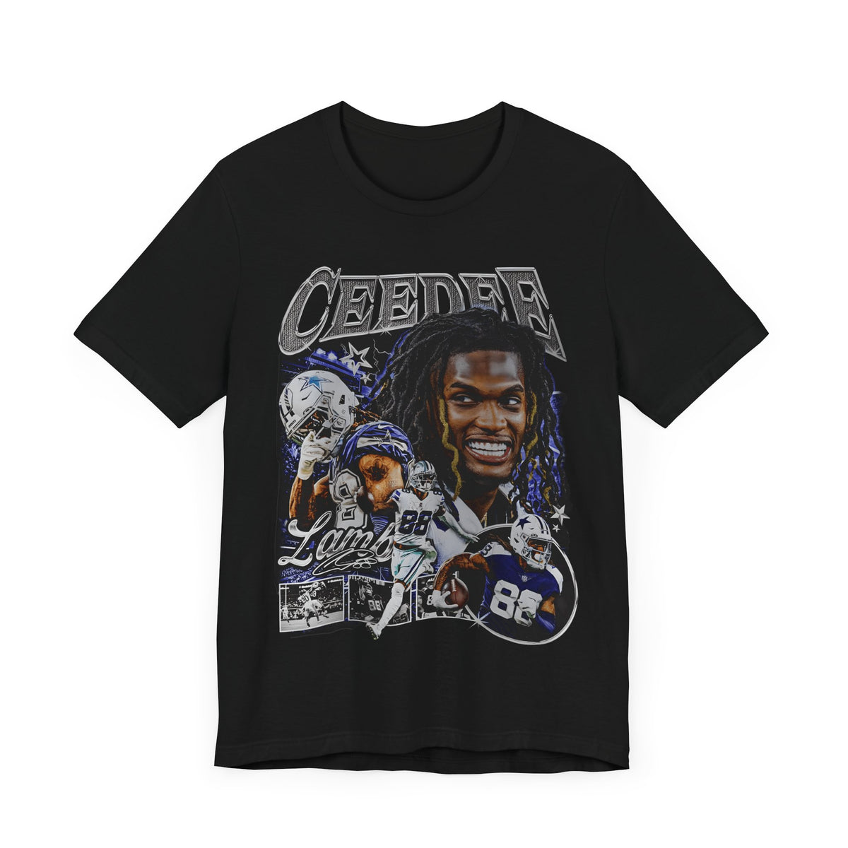 Vintage 90s Football Bootleg Style T-Shirt CEEDEE LAMB Unisex Graphic Tee Shirt