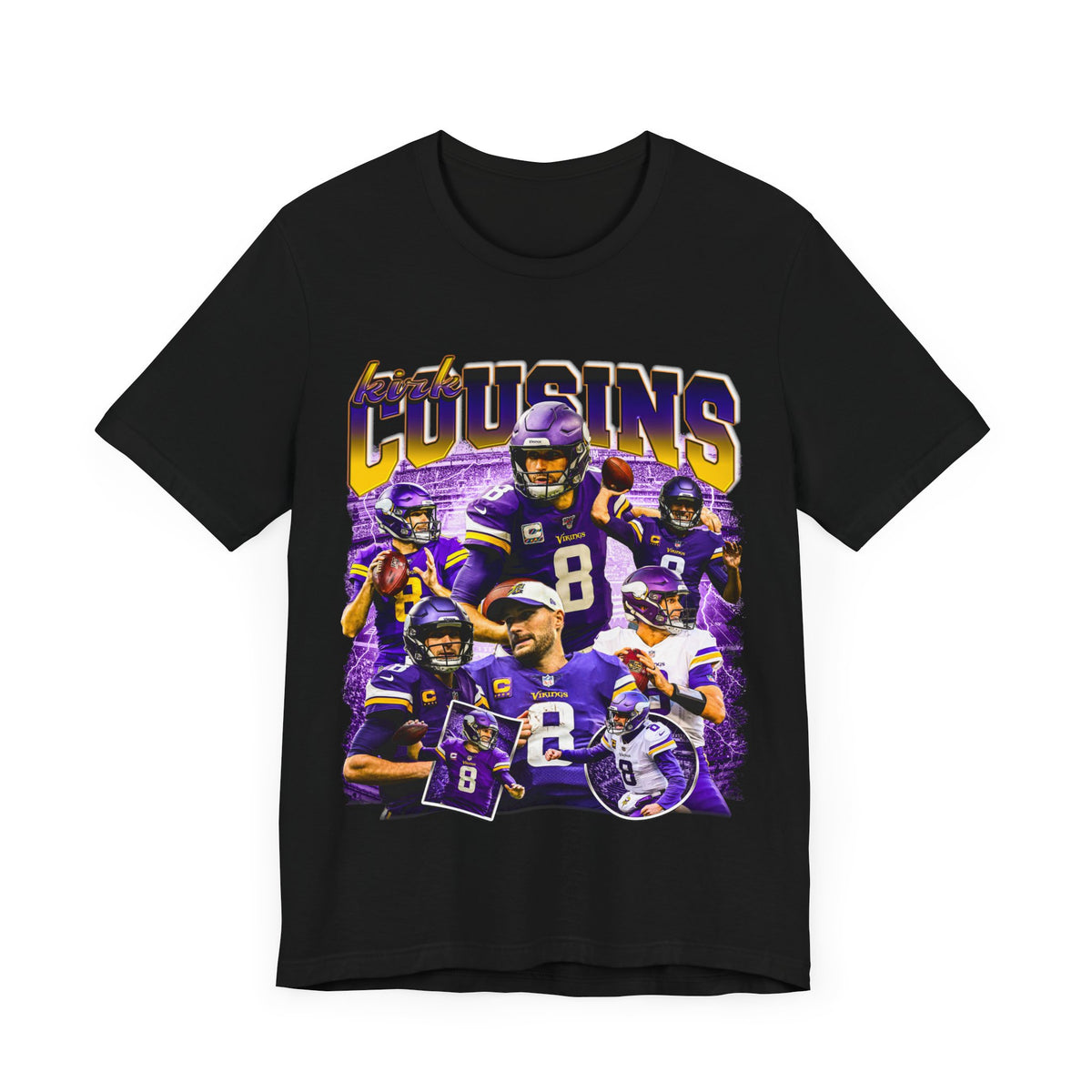 Vintage 90s Football Bootleg Style T-Shirt KIRK COUSINS Unisex Graphic Tee Shirt