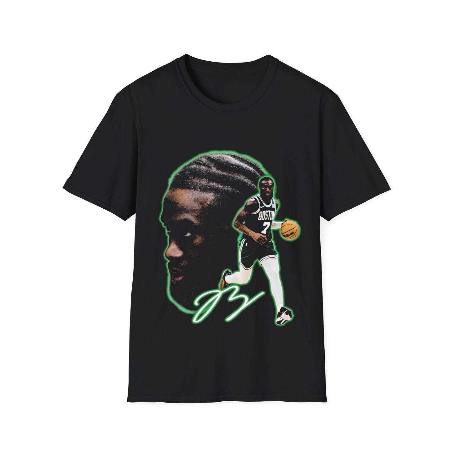 Vintage 90s Basketball Bootleg Style T-Shirt, JAYLEN BROWN BIG FACE Retro Basketball Shirt Unisex Graphic Tee