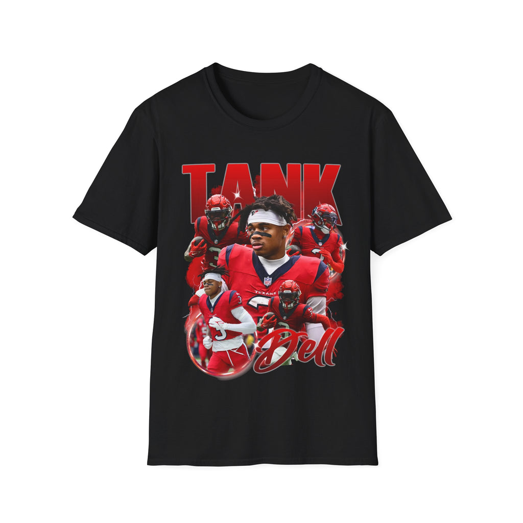 Vintage 90s Football Bootleg Style T-Shirt, TANK DELL Vintage Graphic Tee, Retro Football Shirt Unisex Graphic Tee Shirt