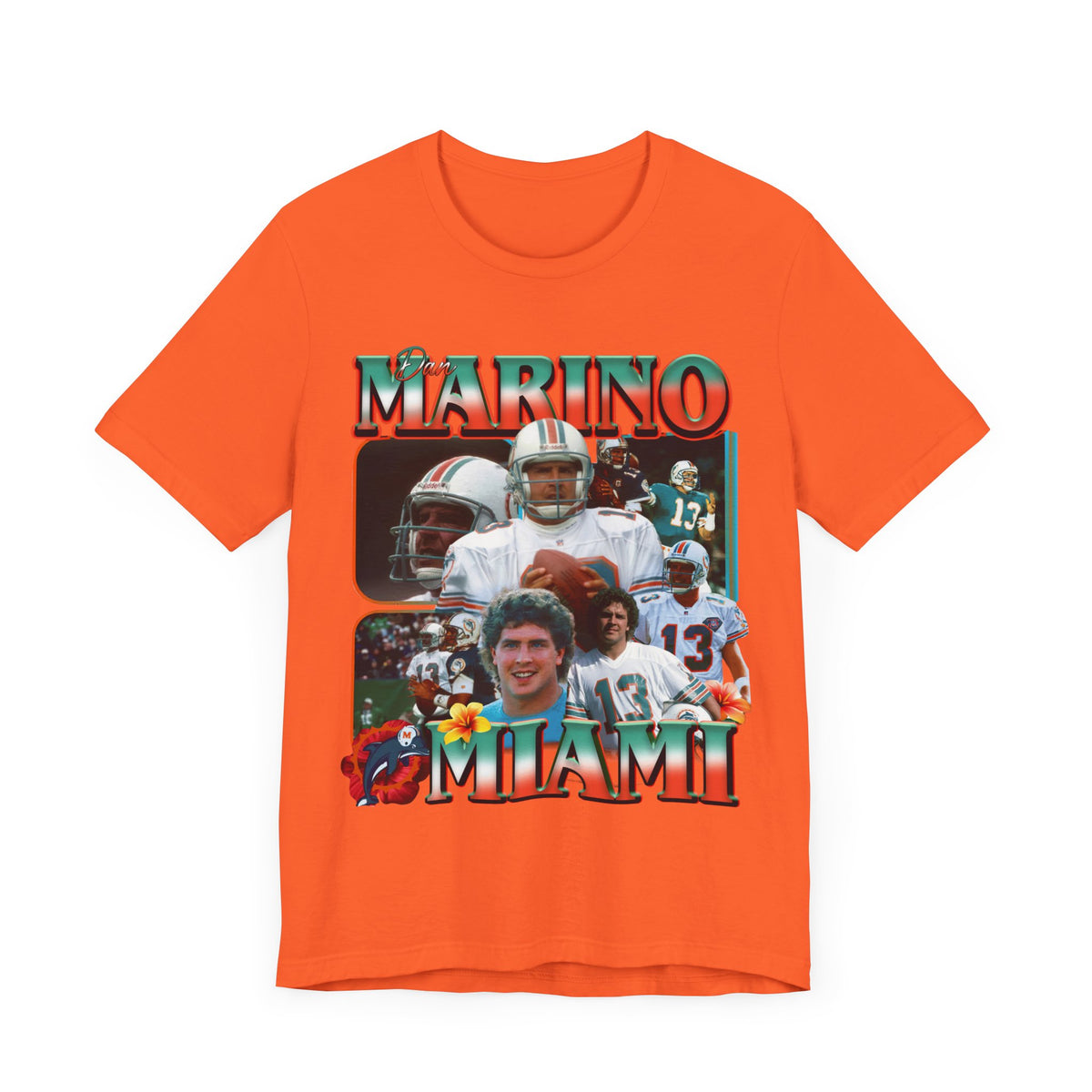 Vintage 90s Football Bootleg Style T-Shirt DAN MARINO 90s Unisex Graphic Tee