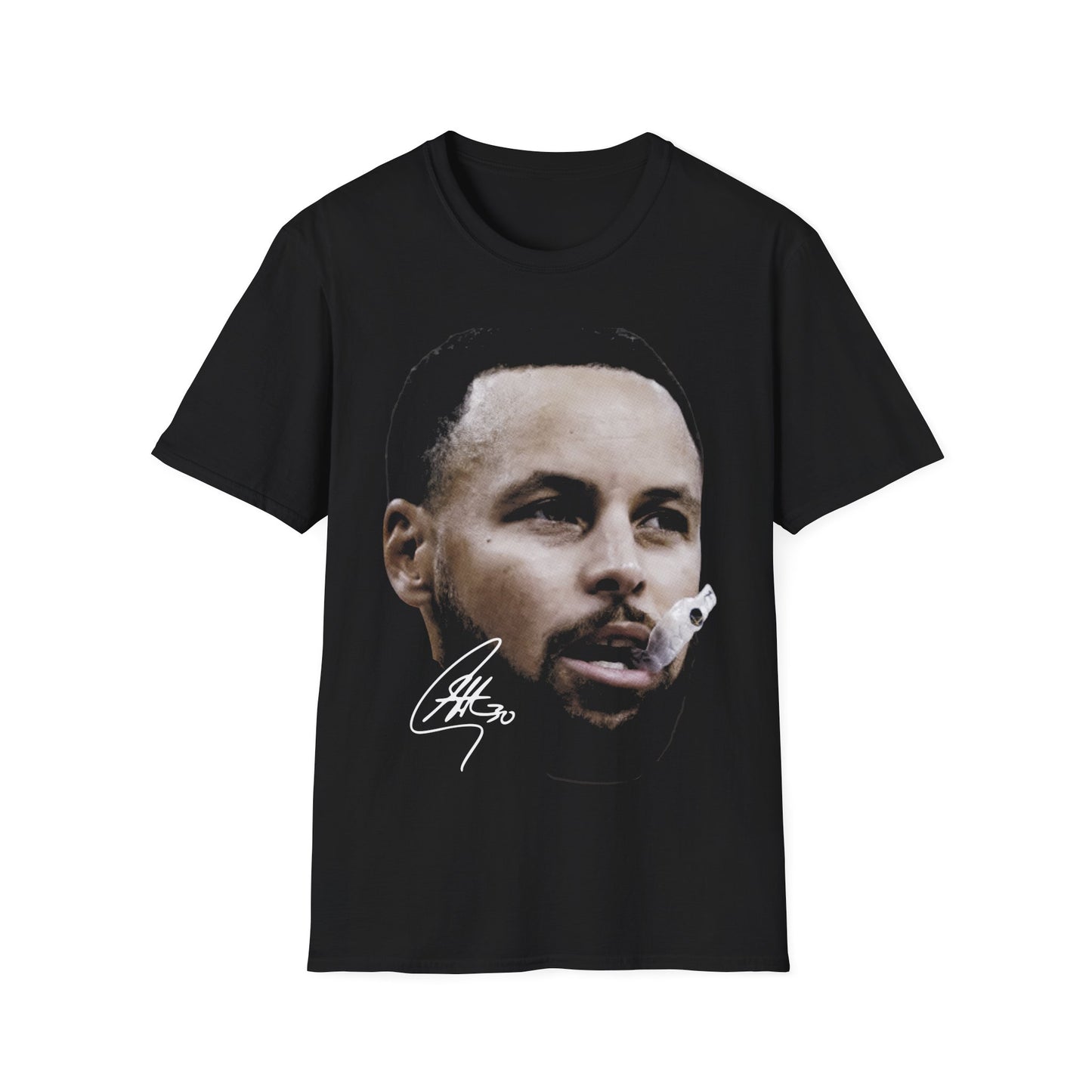 STEPH CURRY BIG FACE BASKETBALL Unisex Softstyle T-Shirt