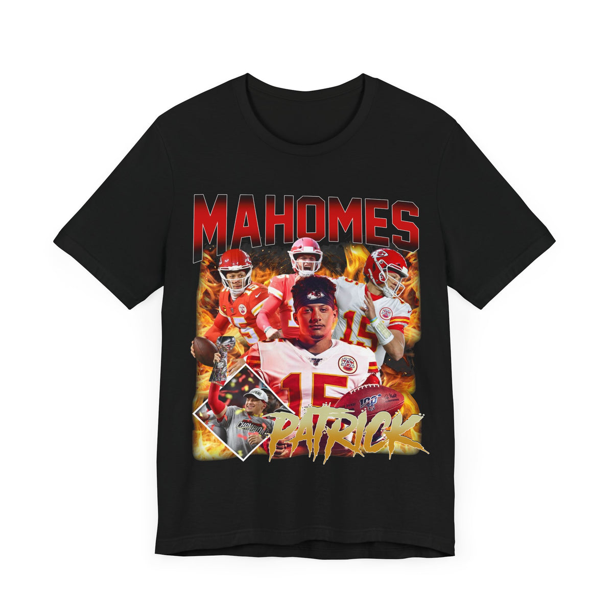 Vintage 90s Football Bootleg Style TShirt PATRICK MAHOMES Unisex Graphic Tee 90s