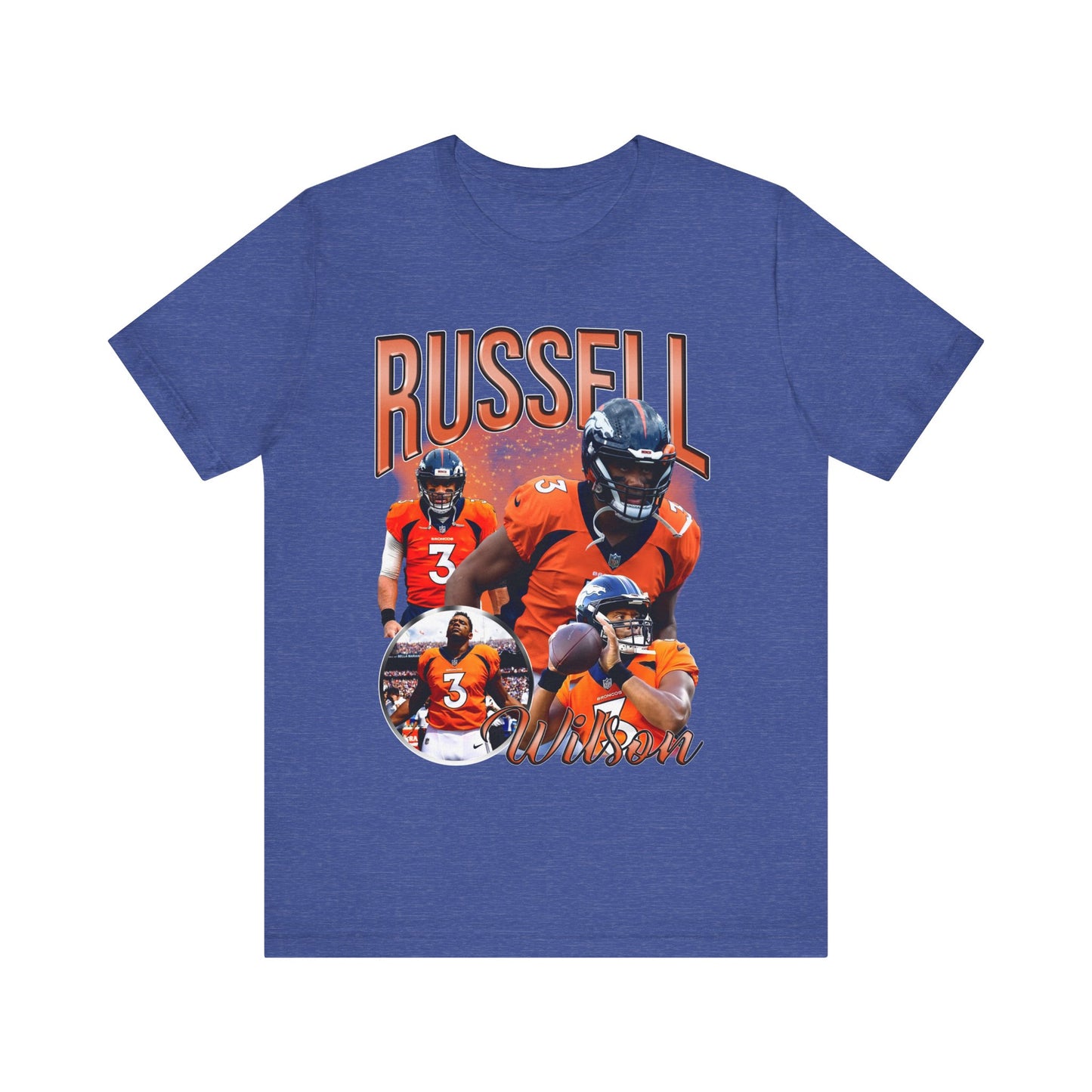 Vintage 90s Football Bootleg Style TShirt RUSSELL WILSON Unisex Graphic Tee
