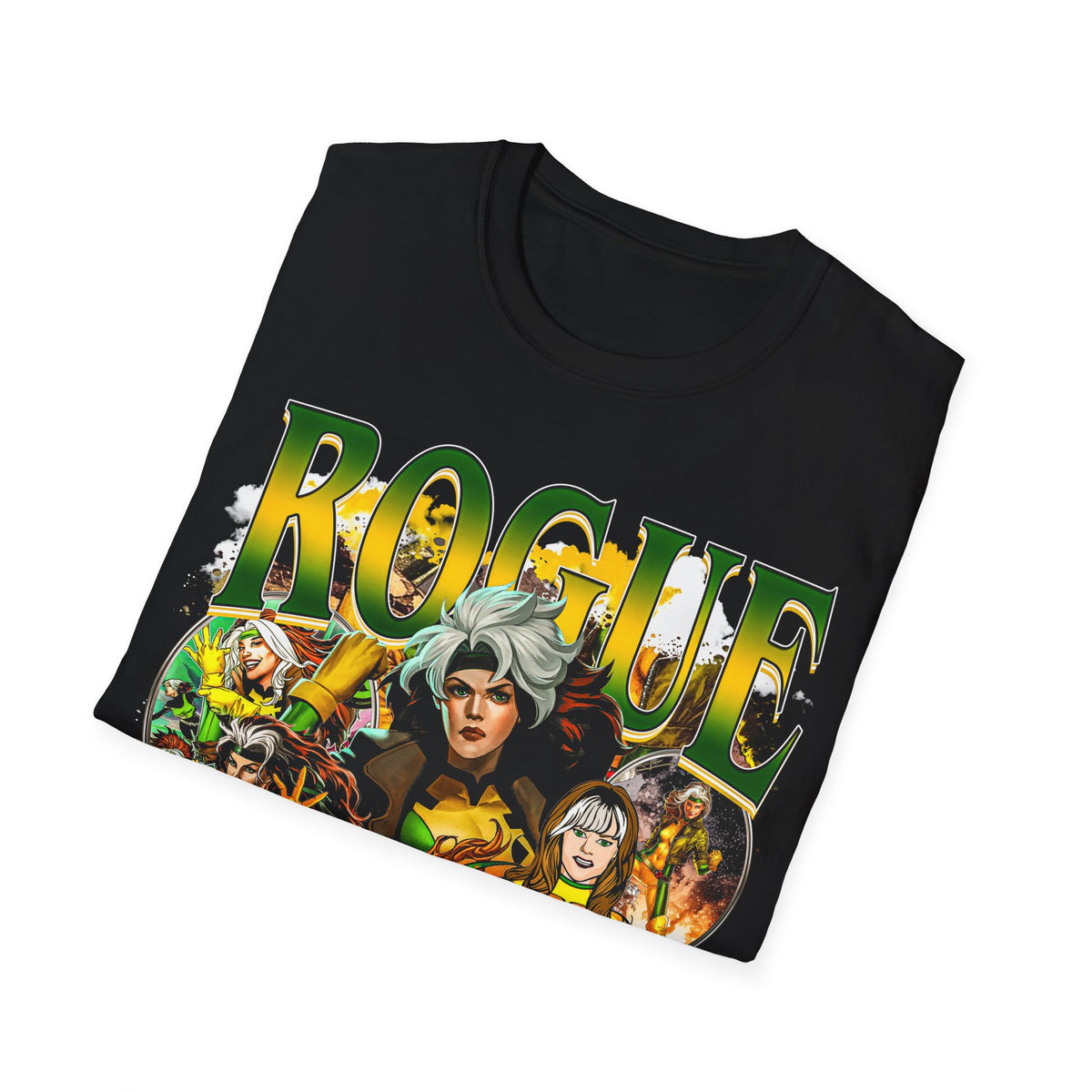 Vintage 90s Superheroes Bootleg Style T-Shirt, ROGUE Graphic Tee, Retro Superheroes Shirt Unisex Graphic Tee