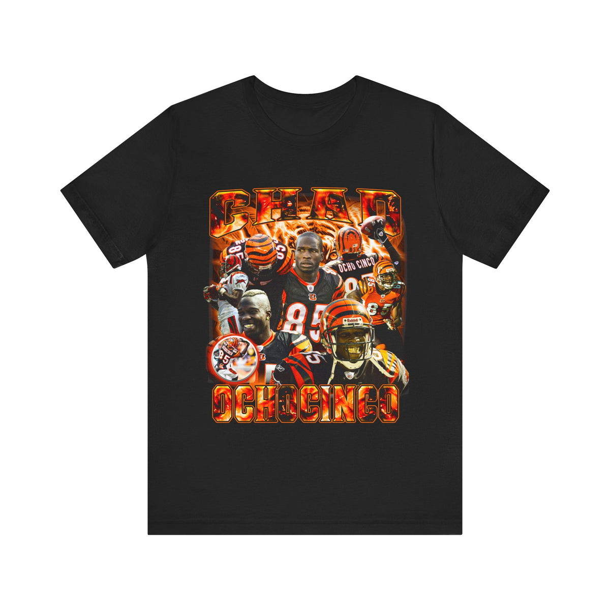 Vintage 90s Football Bootleg Style T-Shirt CHAD OCHOCINCO Unisex Graphic Tee