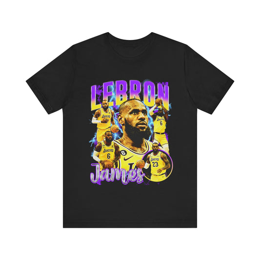 Vintage 90s Basketball Bootleg Style T-Shirt, LEBRON JAMES King Unisex Tee
