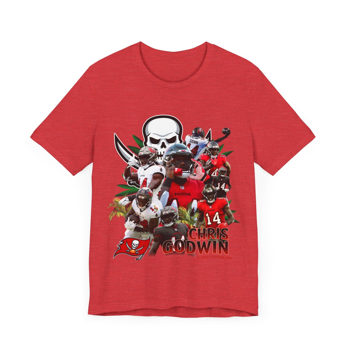 Vintage 90s Football Bootleg Style TShirt CHRIS GODWIN Unisex Graphic Tee Shirt