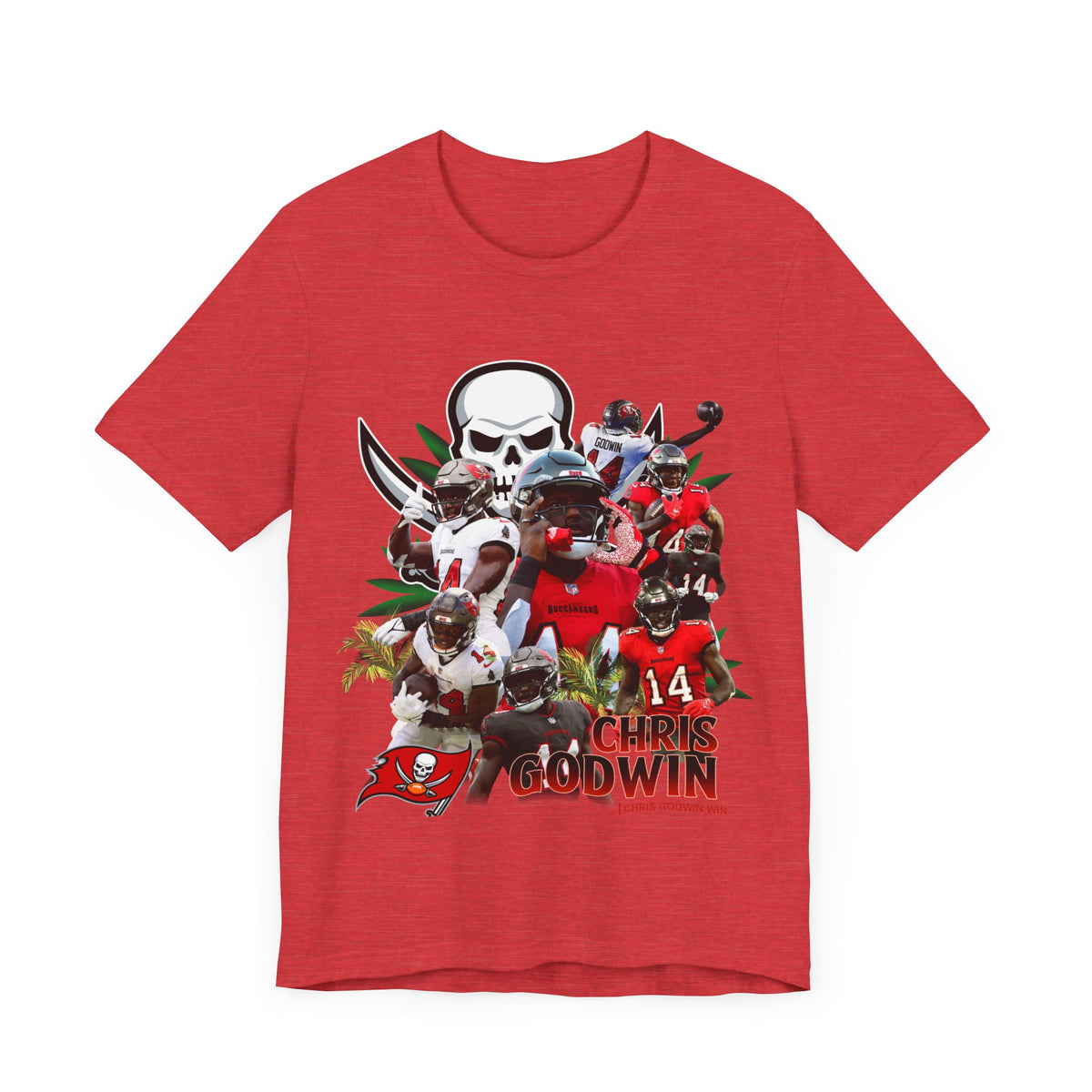 Vintage 90s Football Bootleg Style TShirt CHRIS GODWIN Unisex Graphic Tee Shirt
