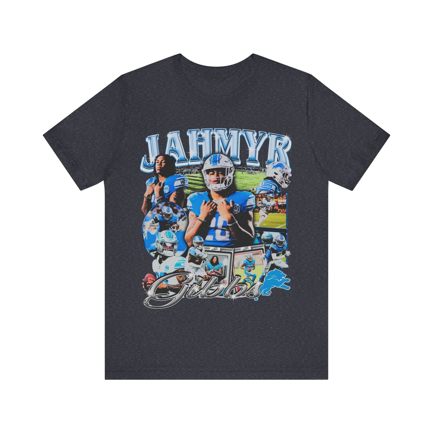 Vintage 90s Football Bootleg Style T-Shirt JAHMYR GIBBS Unisex Graphic Tee Shirt