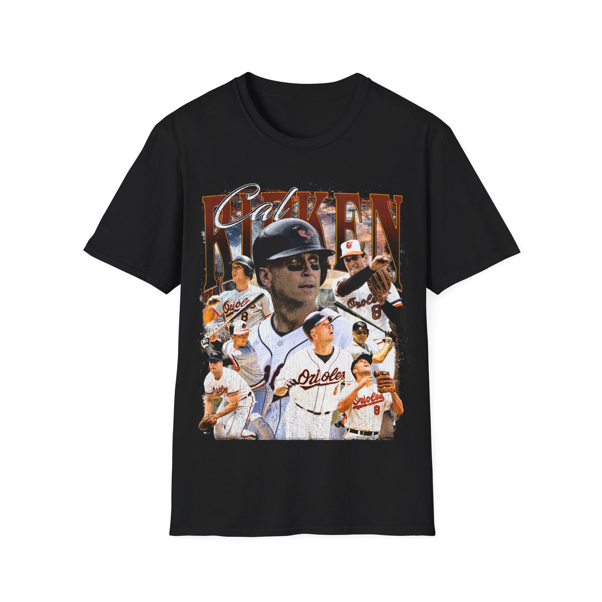 Vintage 90s Baseball Bootleg Style T-Shirt, CAL RIPKEN Retro Baseball Shirt Unisex Graphic Tee
