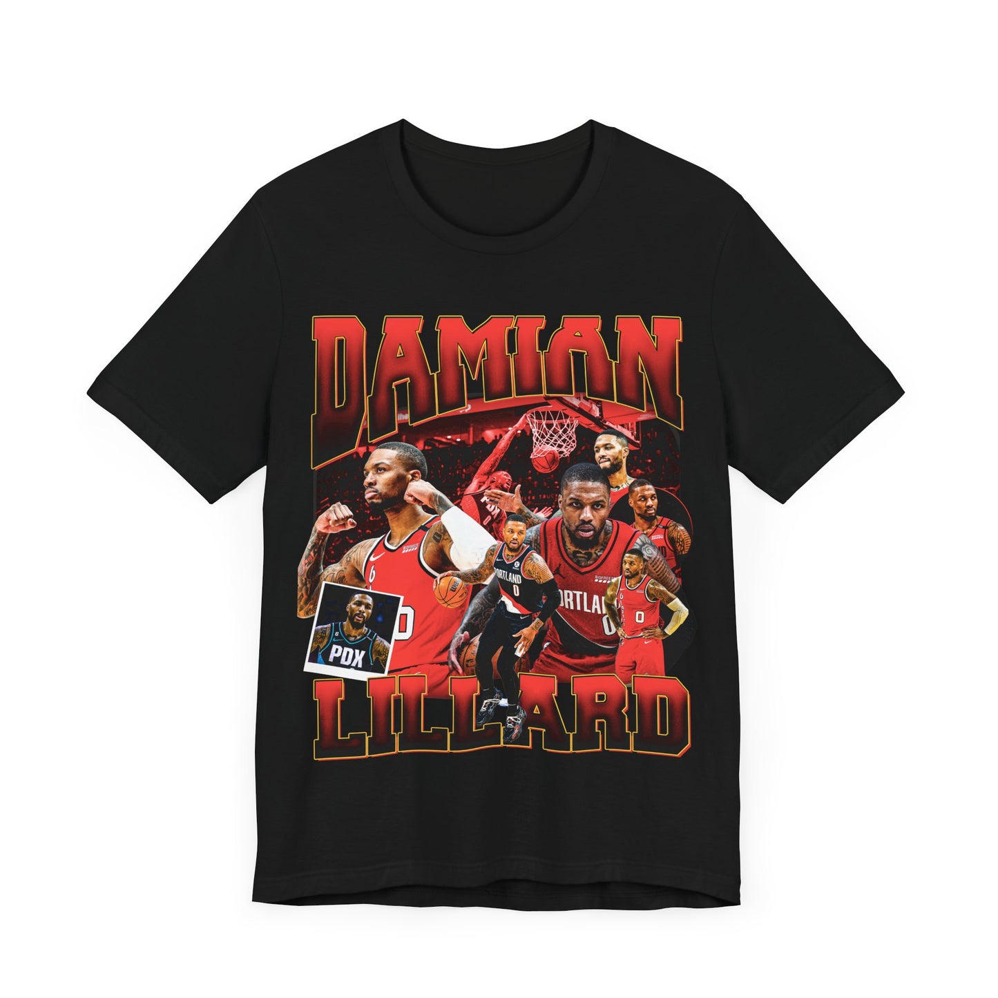 Vintage 90s Basketball Bootleg Style T-Shirt, DAME LILLARD Unisex Graphic Tee