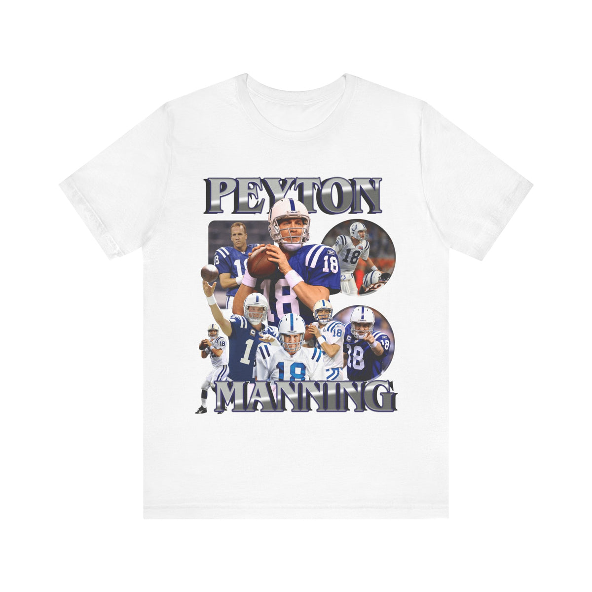 Vintage 90s Football Bootleg Style T-Shirt PEYTON MANNING Unisex Tee Shirt