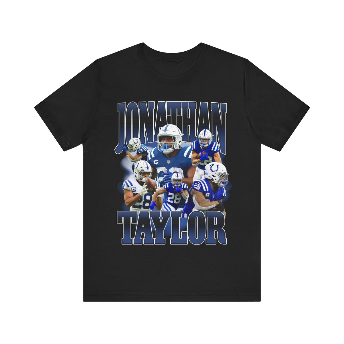 Vintage 90s Football Bootleg Style TShirt JOHNATHAN TAYLOR Unisex Graphic Tee