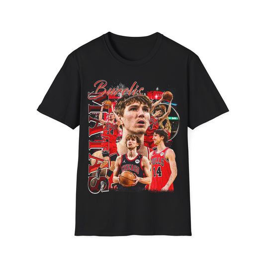 Vintage 90s Basketball Bootleg Style T-Shirt, MATAS BUZELIS Retro Basketball Shirt Unisex Graphic Tee