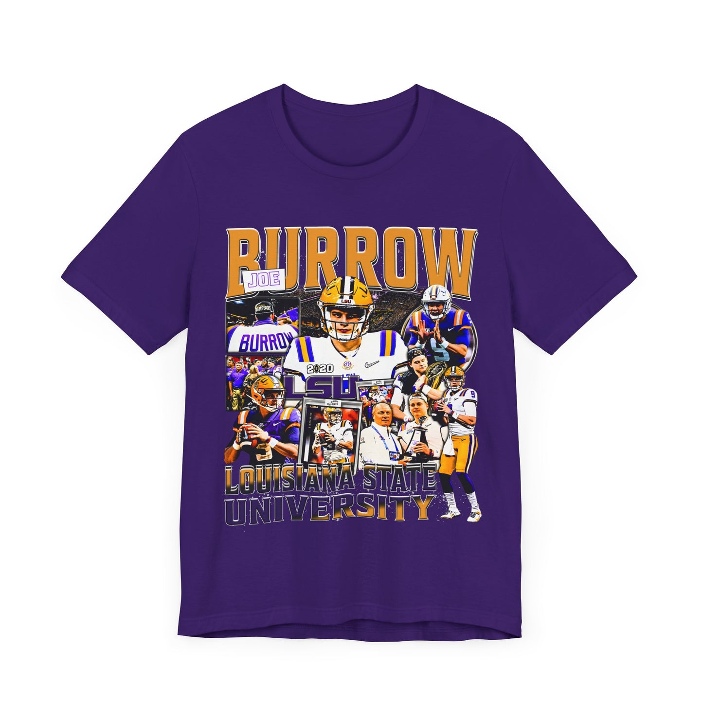 Vintage 90s Football Bootleg Style TShirt JOE BURROW Unisex Graphic Tee Shirt