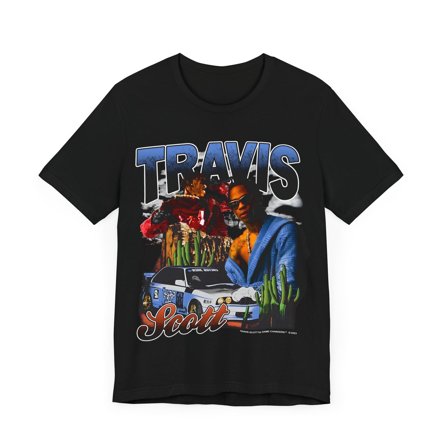 Vintage 90s Rap Bootleg Style TShirt TRAVIS SCOTT Retro Unisex Graphic Tee Shirt