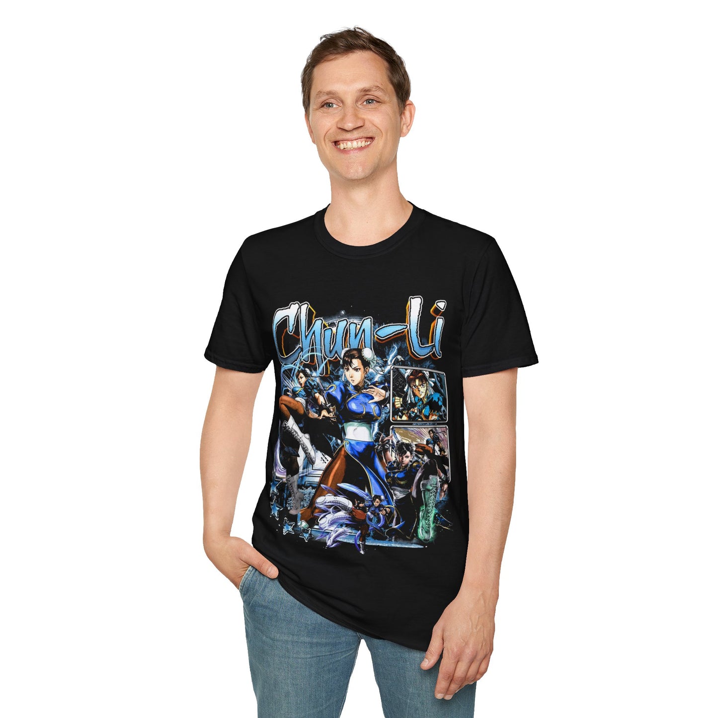 Vintage 90s Pop Culture Bootleg Style T-Shirt, CHUN LI Retro Pop Culture Shirt Unisex Graphic Tee