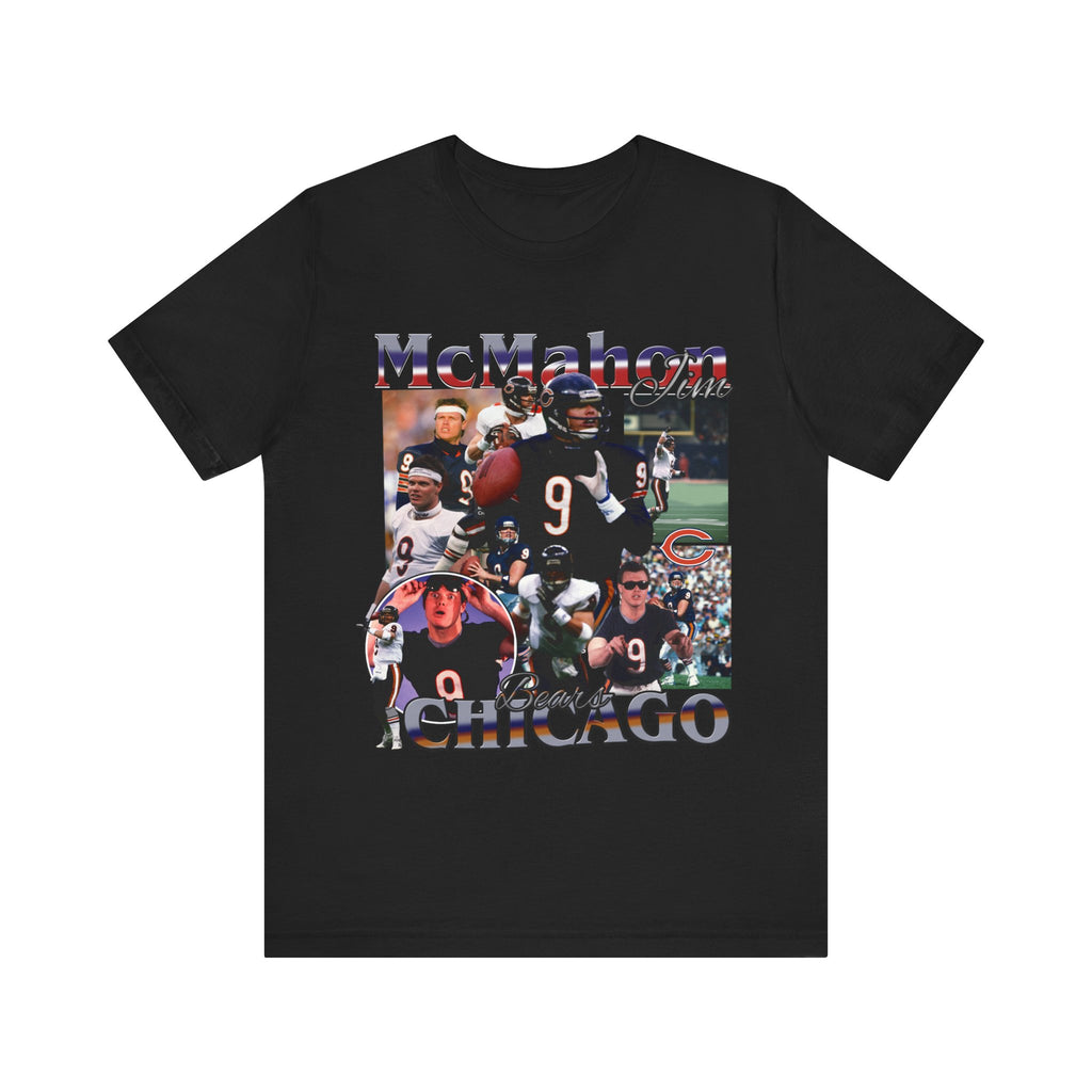 Vintage 90s Football Bootleg Style TShirt JIM MCMAHON Unisex Graphic Tee Shirt