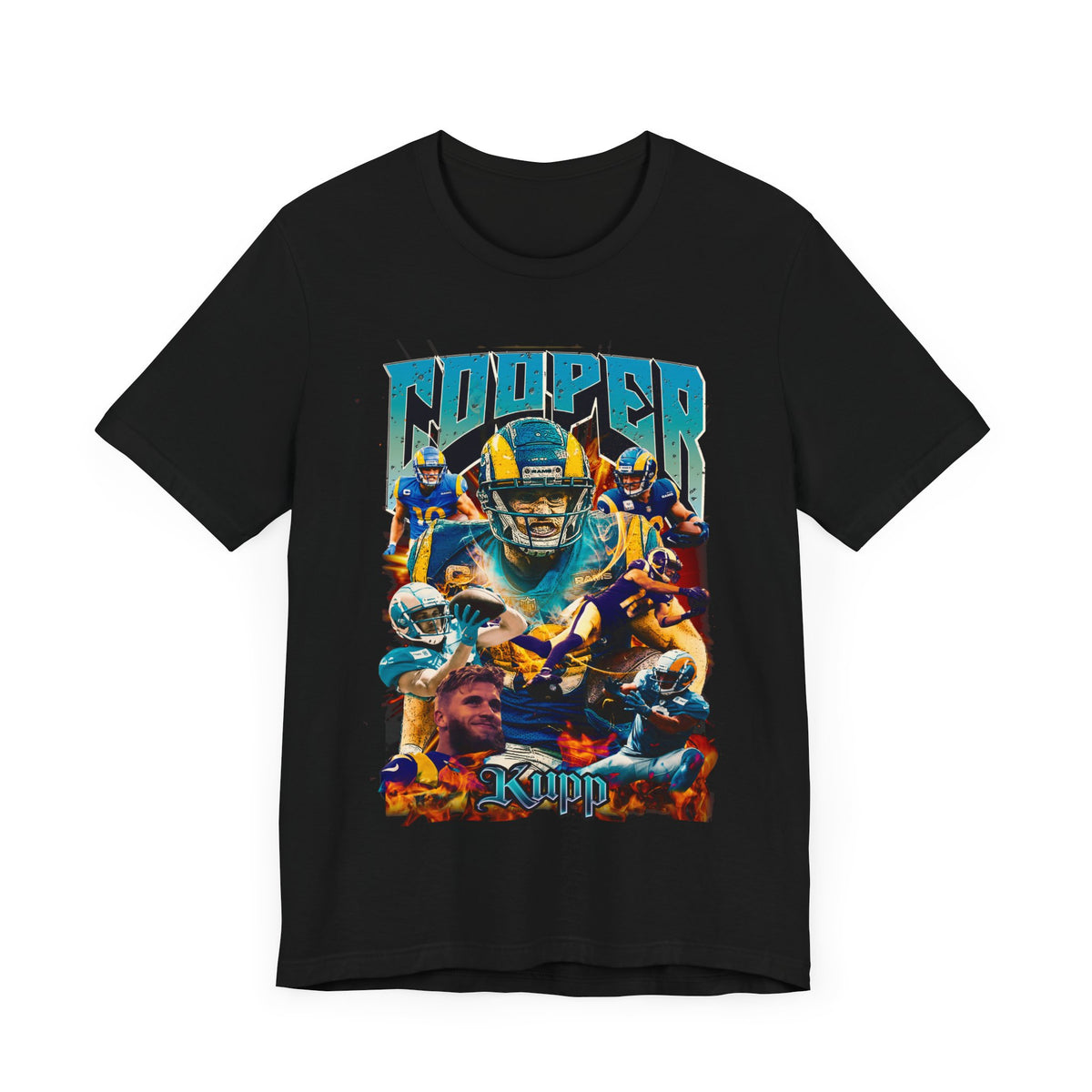 Vintage 90s Football Bootleg Style T-Shirt COOPER KUPP Unisex Graphic Tee Shirt