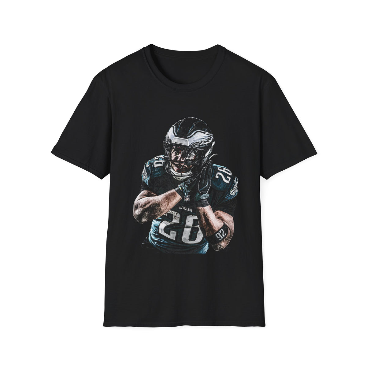 Vintage 90s Football Bootleg Style T-Shirt, SAQUON NIGHT NIGHT Vintage Retro Football Shirt Unisex Graphic Tee Shirt