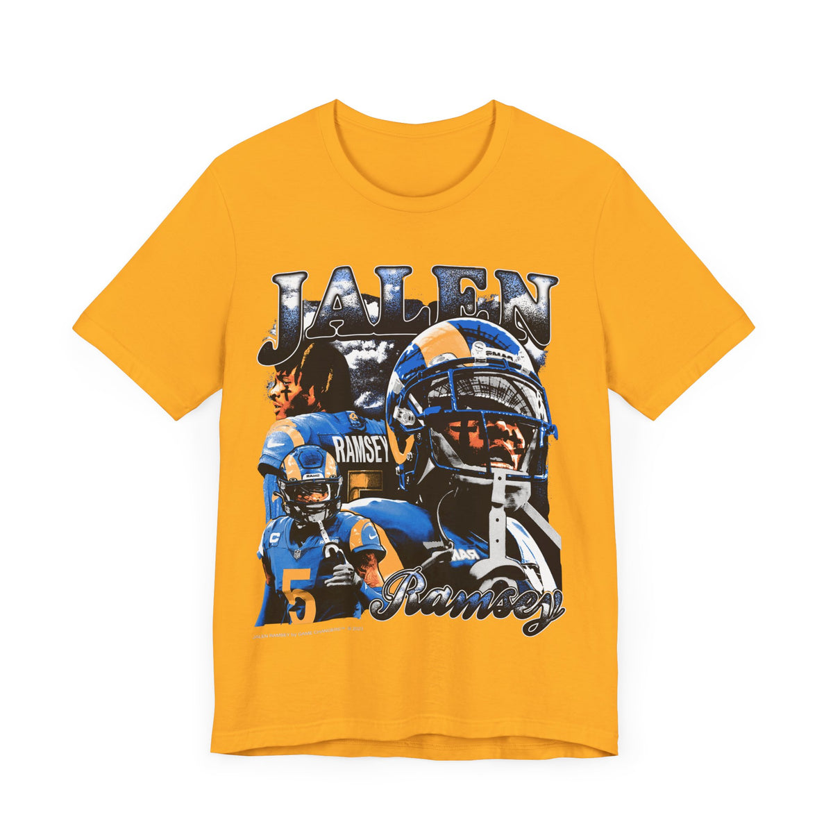 Vintage 90s Football Bootleg Style TShirt JALEN RAMSEY Unisex Graphic Tee Shirt
