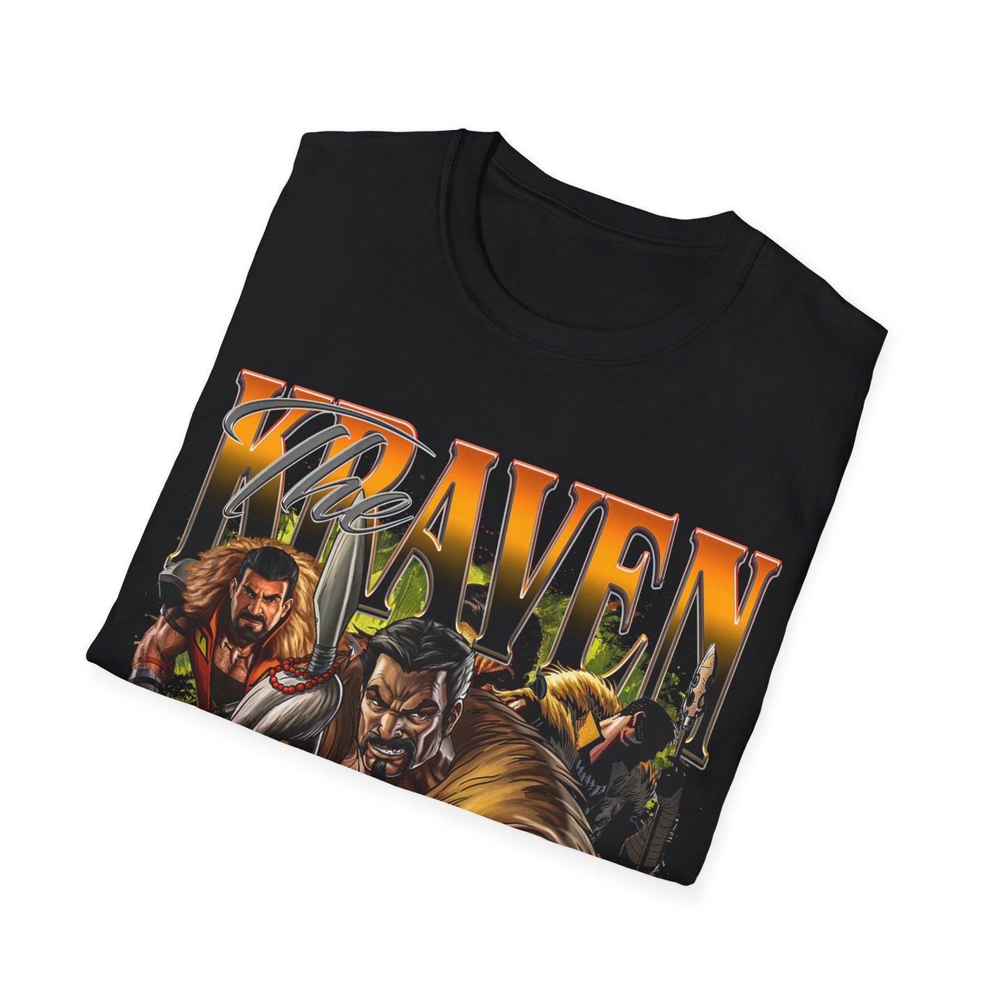 Vintage 90s Superheroes Bootleg Style T-Shirt, KRAVEN THE HUNTER Graphic Tee, Retro Superheroes Shirt Unisex Graphic Tee