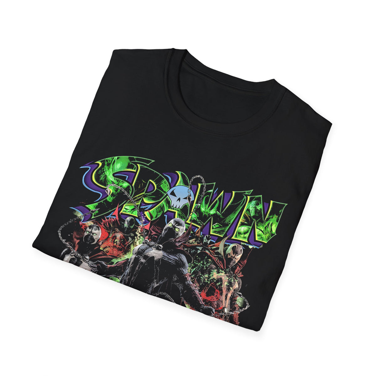 Vintage 90s Superheroes Bootleg Style T-Shirt, SPAWN Retro Superheroes Shirt Unisex Graphic Tee