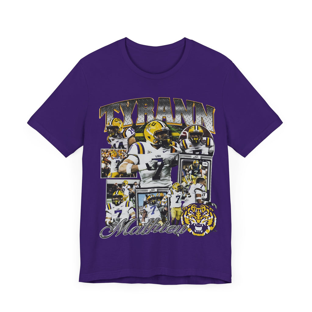 Vintage 90s Football Bootleg Style T-Shirt TYRANN MATHIEU Unisex Graphic Tee