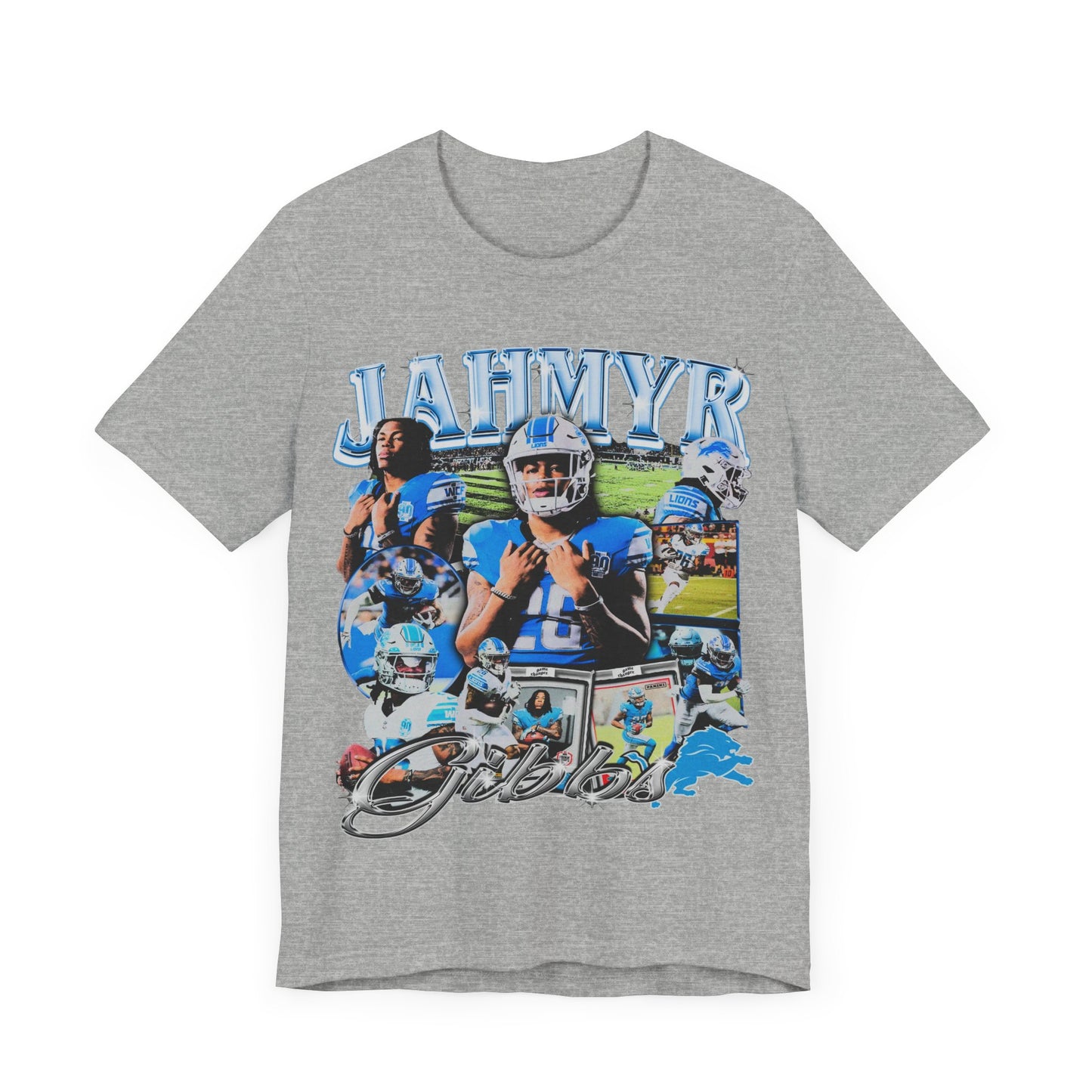 Vintage 90s Football Bootleg Style T-Shirt JAHMYR GIBBS Unisex Graphic Tee Shirt