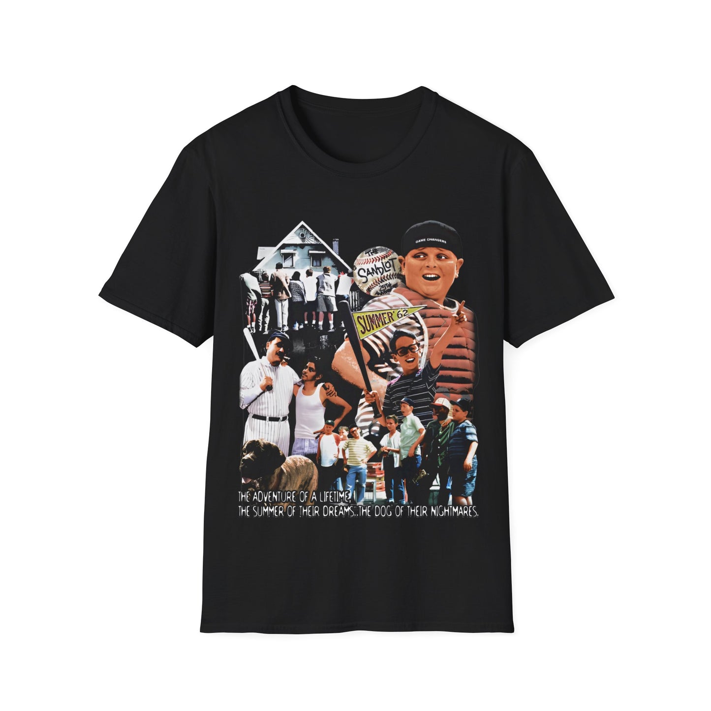 Vintage 90s Pop Culture Bootleg Style T-Shirt, SANDLOT Graphic Tee, Retro Pop Culture Shirt Unisex Graphic Tee
