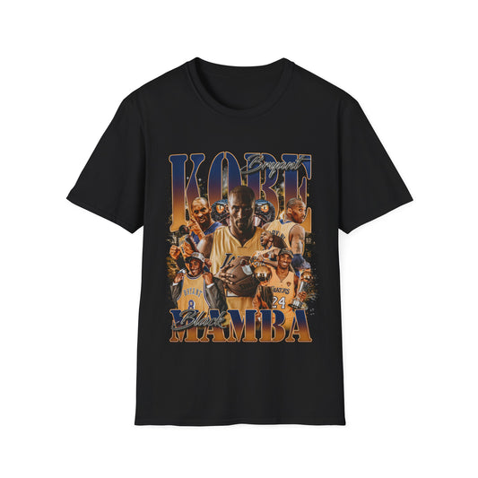Vintage 90s Basketball Bootleg Style T-Shirt KOBE MAMBA Graphic Tee, Retro Basketball Shirt Unisex Graphic Tee