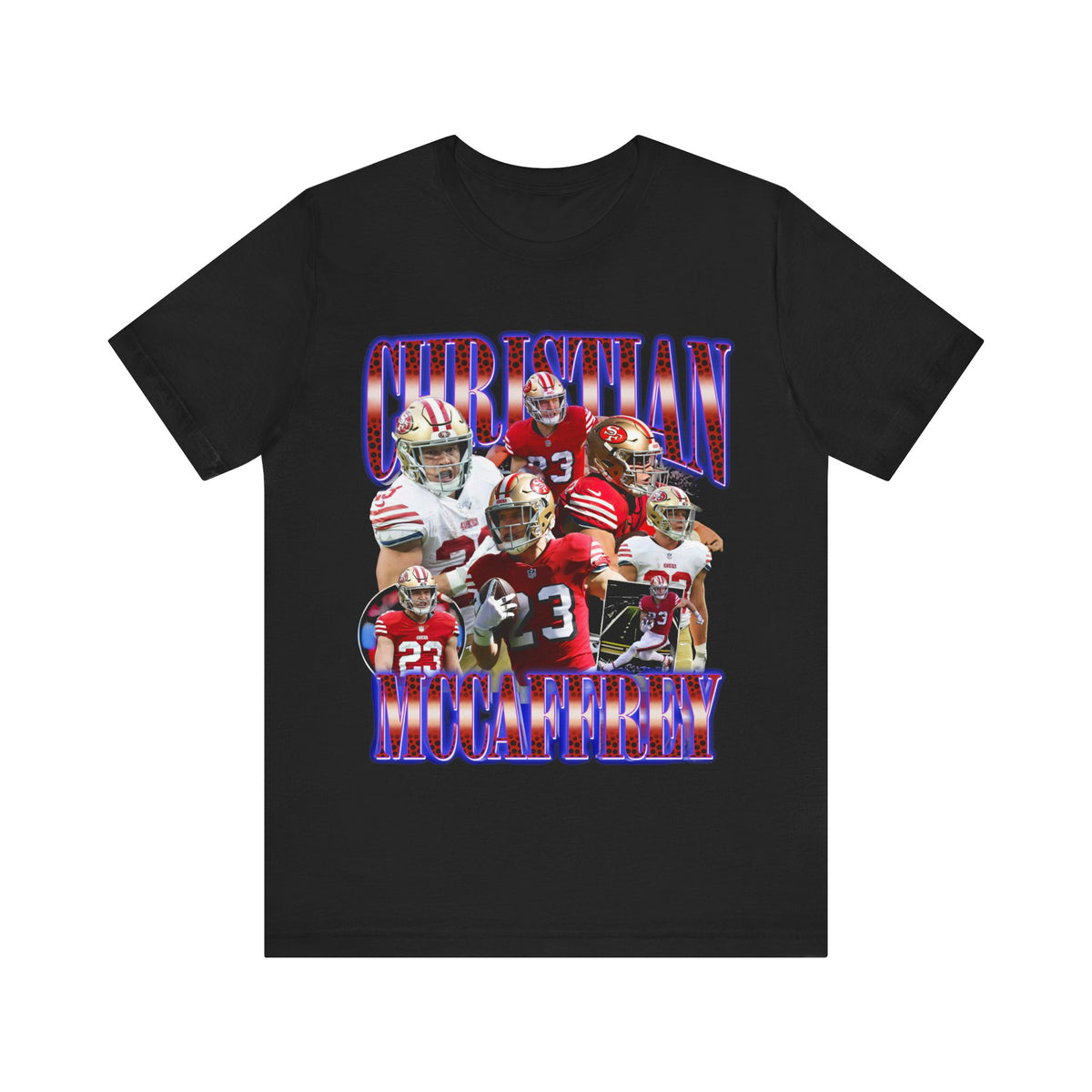 Vintage 90s Football Bootleg Style TShirt CHRISTIAN MCCAFFREY Unisex Graphic Tee